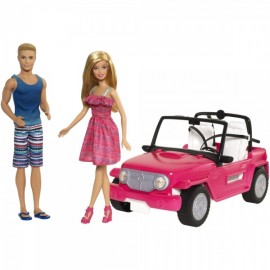 Barbie Auto de Playa - Envío Gratuito