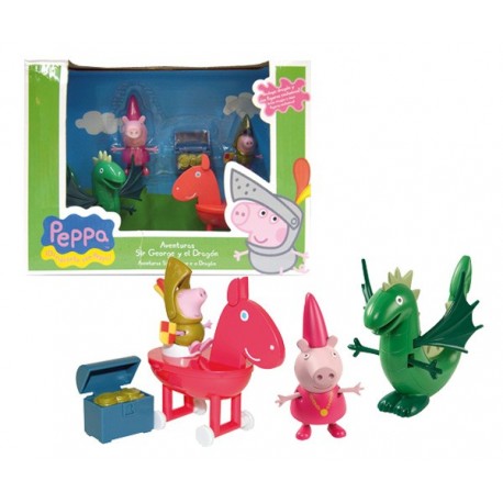 Peppa Pig Set Princesas y Dragones - Envío Gratuito