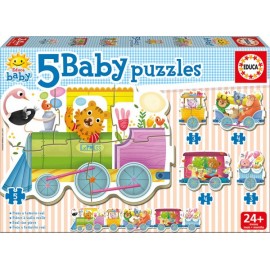 Baby Puzzle Tren de los Animales - Envío Gratuito