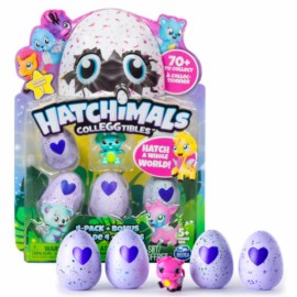 Hatchimals CollEGGtibles - 4 pack mas bonus - Envío Gratuito