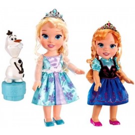 Set Anna y Elsa con Olaf - Envío Gratuito